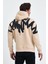 Erkek Standart Fit Normal Kesim Içi Polarlı 3 Iplik Kapüşonlu Pamuklu Sweatshirt 1