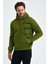 Erkek Today Yazı Baskılı 3 Iplik Şardonlu Kapüşonlu Regular Sweatshirt 3