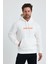 Erkek Standart Fit Normal Kesim Içi Polarlı 3 Iplik Kapüşonlu Pamuklu Sweatshirt 1