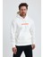 Erkek Standart Fit Normal Kesim Içi Polarlı 3 Iplik Kapüşonlu Pamuklu Sweatshirt 3