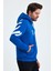 Erkek Standart Fit Normal Kesim Içi Polarlı 3 Iplik Kapüşonlu Pamuklu Sweatshirt 4