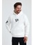 Erkek Standart Fit Normal Kesim Içi Polarlı 3 Iplik Kapüşonlu Pamuklu Sweatshirt 3