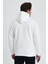 Erkek Selanik Standart Fit Normal Kesim Içi Polarlı 3 Iplik Kapüşonlu Pamuklu Sweatshirt 5