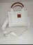 Beyaz Kanvas Kumaş Mini Totebag El ve Omuz Çantası 2