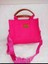 Pembe Kanvas Kumaş Mini Totebag El ve Omuz Çantası 2