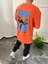 Arka Papağan Detaylı Turuncu Tshirt 1