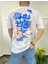 Arka Çiçek Desenli Beyaz Tshirt 3