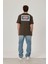 Brand Worldwide Baskılı Hakii Tshirt 1