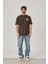 Brand Worldwide Baskılı Hakii Tshirt 2