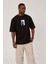 Ağlayan Adam Figürlü Siyah Tshirt 2