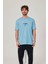 Melek Baskılı Mavi Tshirt 2