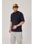 Lacivert Oversize Basic Tshirt 3