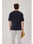 Lacivert Oversize Basic Tshirt 5