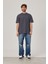 Antrasit Oversize Basic Tshirt 1