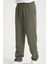 Erkek Siyah Keten Beli Lastikli Terletmeyen Ferah Jogger Pantolon 3