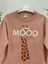 Kız Çocuk Zürafa Happy Mood Yazılı Sweatshirt 4