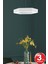 Beyaz Led Avize, Modern Tasarım, Salon, Mutfak, Oturma Odası, Yatak Odası İçin Şık Işık 3