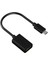 Micro USB 2.0 Tablet ve Akıllı Telefon Için USB Giriş Dönüştürücü Otg Kablo 1