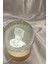 Atatürk 3D LED Işık Cam Küre Gün Işığı Büyük 8cm Mustafa Kemal Atatürk Ata Masa ve Gece Lambası 3