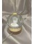Atatürk 3D LED Işık Cam Küre Gün Işığı Büyük 8cm Mustafa Kemal Atatürk Ata Masa ve Gece Lambası 5