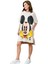 Mickey Baskılı Cotton Kumaş Elbise - Standart Beden Geniş Kesim 305 4