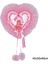 - Kalp Çerçeve Bebek Kapı Süsü Pembe 100 cm 13 1
