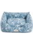 Alpha Merta Mavi-Beyaz Köpek Yatağı M 65X80CM 13 1