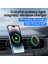 OJD-121 iPhone 15W Manyetik Kablosuz Şarj Cihazı Araç Hava Firar Telefon Ortam Işığı ile Şarj Standı (Yurt Dışından) 2