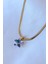 316L Çelik Gold Renk Italyan Zincir Model Kristal Deniz Yıldız Model Kadın Kolye - TJ-BKO7492 1