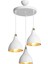 Beyaz Sarkıt Avize, Salon, Mutfak, Yatak Odası, Modern, 35 cm, 1 Ampüllü 2