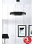 Tekno Trust Hexagon ( Siyah Kasa, Gün Işığı ) Ledli Modern LED Avize, Salon, Mutfak, Oturma Yatak Odası, Sarkıt 2