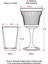 Akrilik Tekli Kadeh & Su Meşrubat Kahve Yanı Bardağı 300 ml ( Cam Değildir ) 4