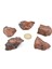 Hakiki Doğal Mahogany Obsidyen Taşı Kaya Parçası 4