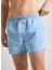 Pepe Jeans Açık Mavi Erkek Şort Mayo PMB10395 513 Rubber Sh Swımshort 2