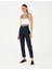 Kadın Koyu İndigo Mom Fit Jean Pantolon 50293347-VR089 3