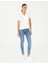 Kadın Mavi Skinny Fit Jean Pantolon 50293308-VR036 1