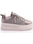 2580 Kadin Silver Taşli Sneakers Ayakkabi 1