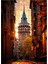 Ahşap Mdf Puzzle Yapboz Istanbul Galata Kulesi 120 Parça 25*35 cm 1