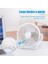 USB Fan Küçük Masa Masa Sessiz Güçlü Taşınabilir Mini Soğutma Şarj Edilebilir Pil 3 Hız Ayarlanabilir 360° (Yurt Dışından) 2
