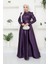 Pul Kordoneli Saten Abiye Elbise 2754 2