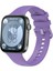 Huawei Watch Fit 3,4,4 Pro Uyumlu Spor Silikon Kordon Lila 1