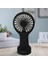 Siyah Taşınabilir Mini El Fan USB Şarj Edilebilir Ofis Yurdu Öğrenci Hediye Için Uzun Dayanıklılık (Yurt Dışından) 2