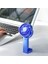 El Fan Soğutucu Taşınabilir Mini USB Şarj Masası Yurdu 5 Hız Ayarlanabilir Şarj Edilebilir Fan, Mavi (Yurt Dışından) 5