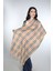 Bej Siyah Viskon - Cotton Şal 1