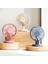 Taşınabilir Mini Fan USB Masaüstü Elektrikli Öğrenci Yurdu Küçük Soğutma Ventilador Fanlar Çift Yapraklı B (Yurt Dışından) 4