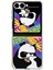 Galaxy Z Flip 5 Dinamik Tasarım Kılıf - Angry Panda 1