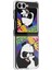 Galaxy Z Flip 5 Dinamik Tasarım Kılıf - Angry Panda 3