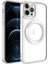 iPhone 11 Pro Max Kılıf Şık Görünümlü Magsafe Wireless Şarj Özellikli Setro Silikon 1