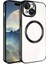iPhone 15 Plus Kılıf Şık Görünümlü Magsafe Wireless Şarj Özellikli Setro Silikon 1