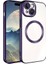 iPhone 15 Plus Kılıf Şık Görünümlü Magsafe Wireless Şarj Özellikli Setro Silikon 1